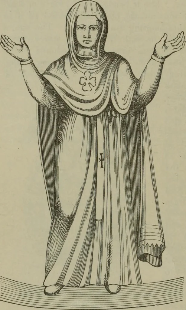 An illustration from A handbook of legendary and mythological art, 1890, leaf 222