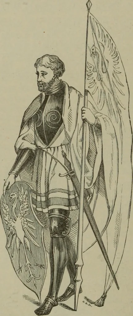 An illustration from A handbook of legendary and mythological art, 1890, leaf 242