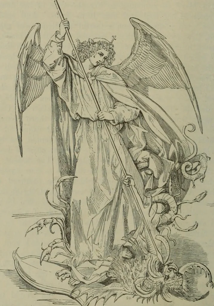 An illustration from A handbook of legendary and mythological art, 1890, leaf 246