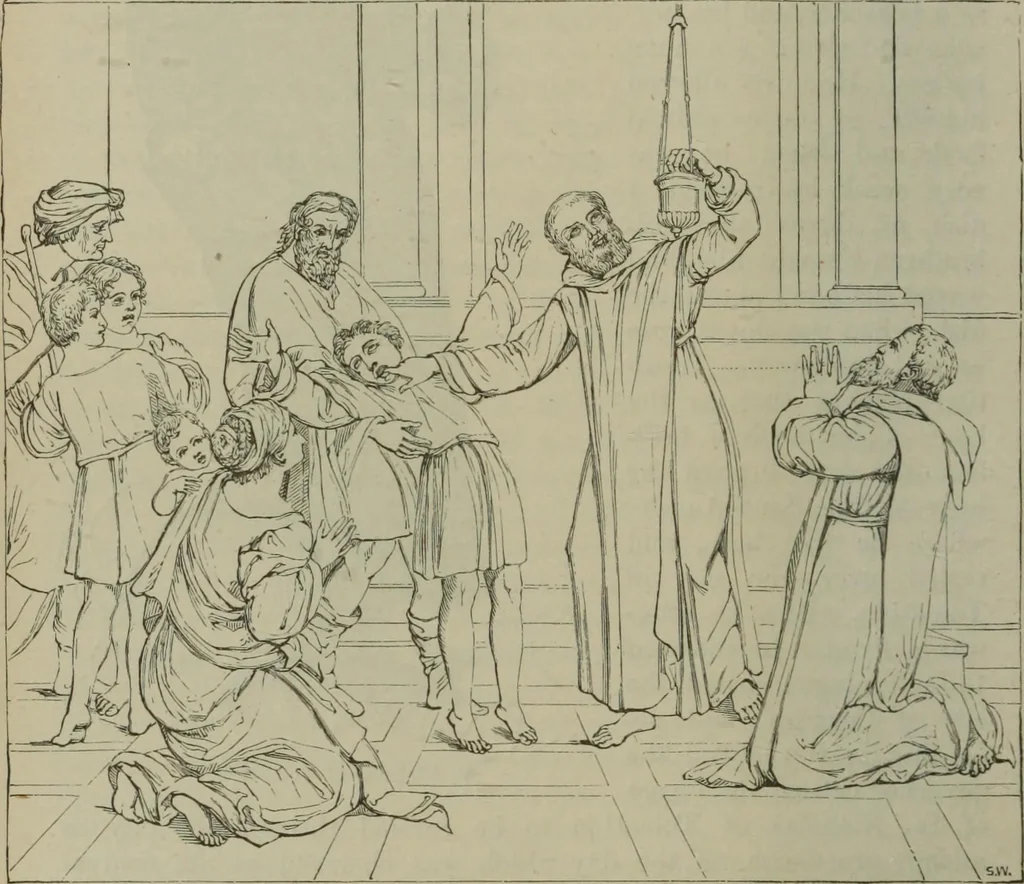 An illustration from A handbook of legendary and mythological art, 1890, leaf 256
