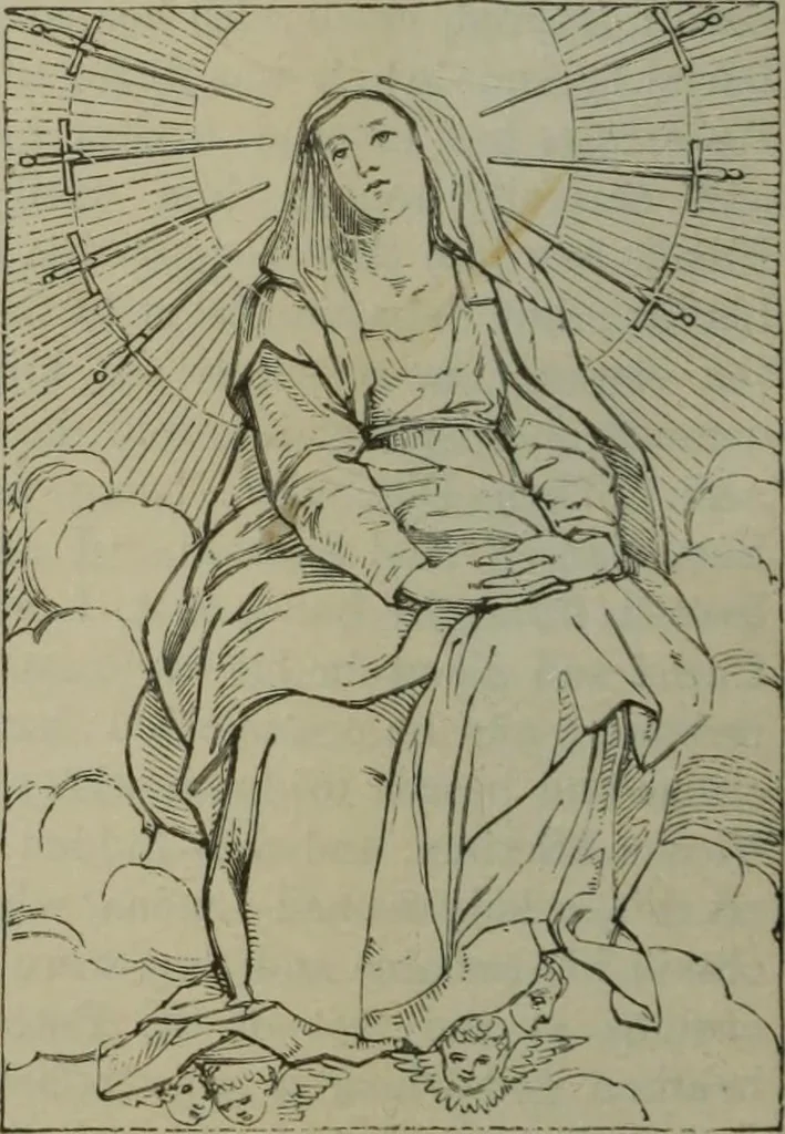An illustration from A handbook of legendary and mythological art, 1890, leaf 290