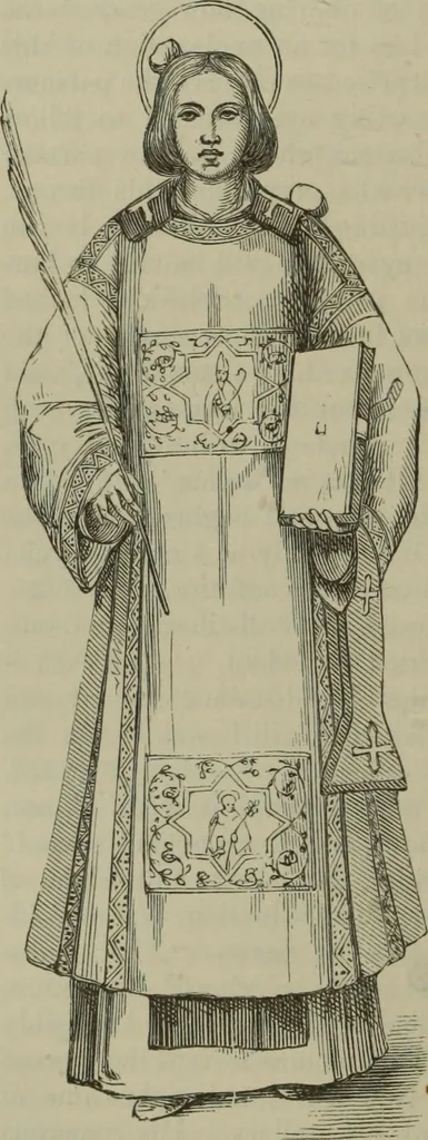 An illustration from A handbook of legendary and mythological art, 1890, leaf 298