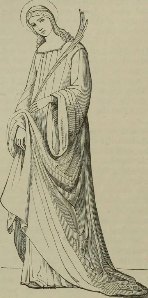An illustration from A handbook of legendary and mythological art, 1890, leaf 302