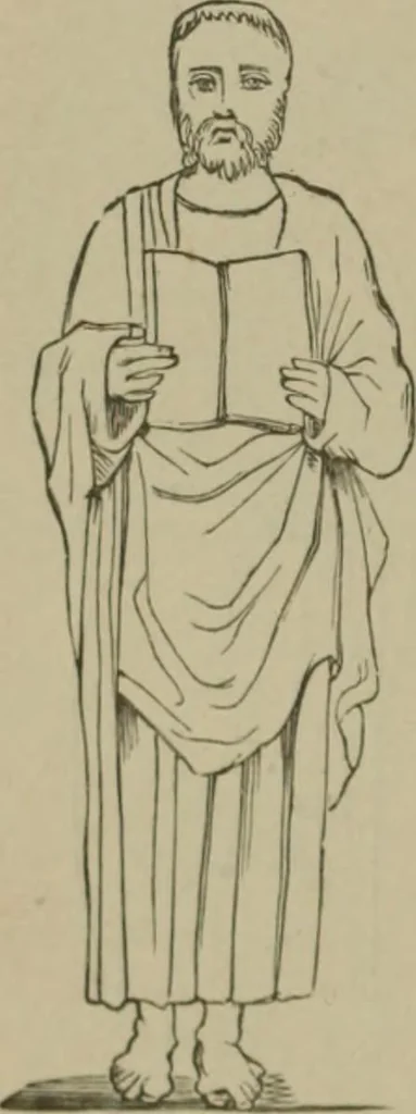 An illustration from A handbook of legendary and mythological art, 1890, leaf 38
