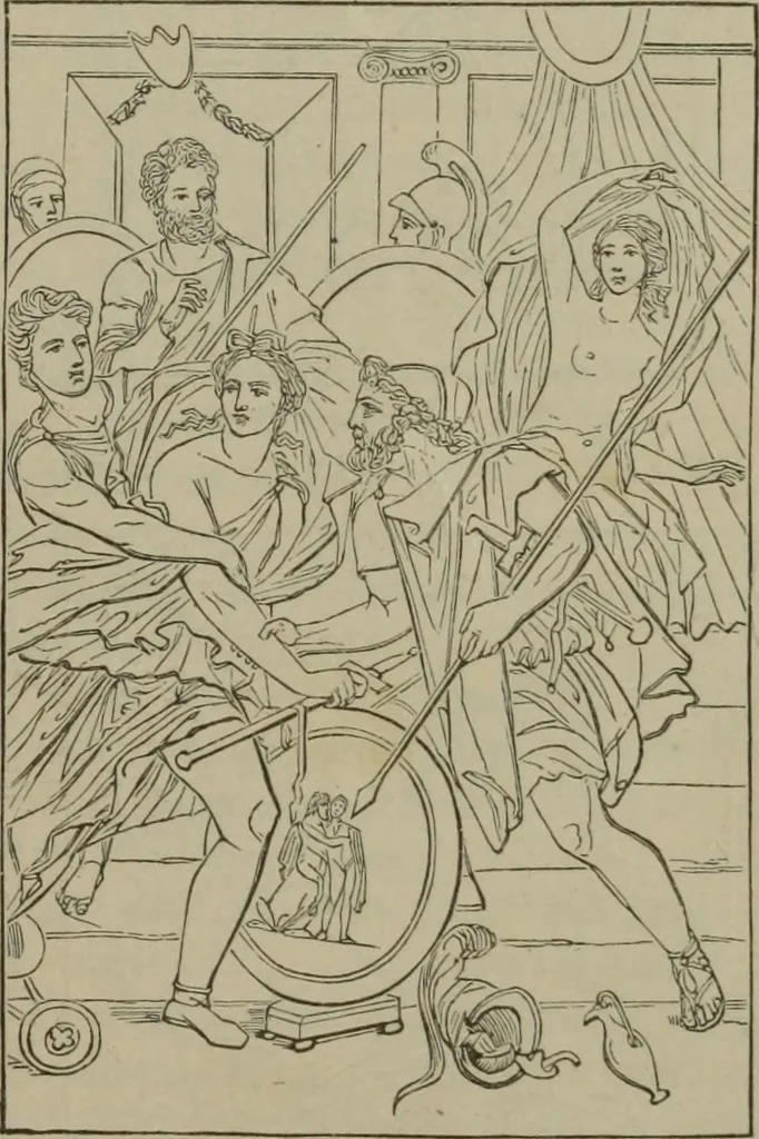 An illustration from A handbook of legendary and mythological art, 1890, leaf 435
