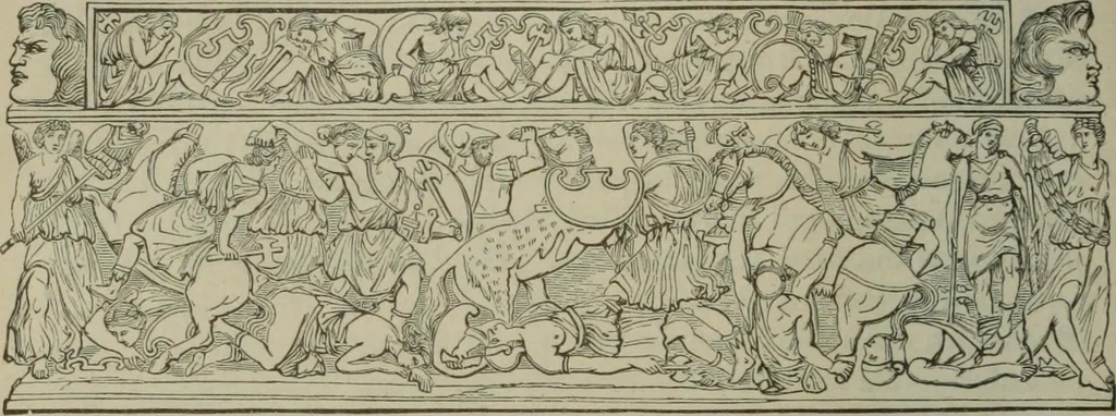 An illustration from A handbook of legendary and mythological art, 1890, leaf 440
