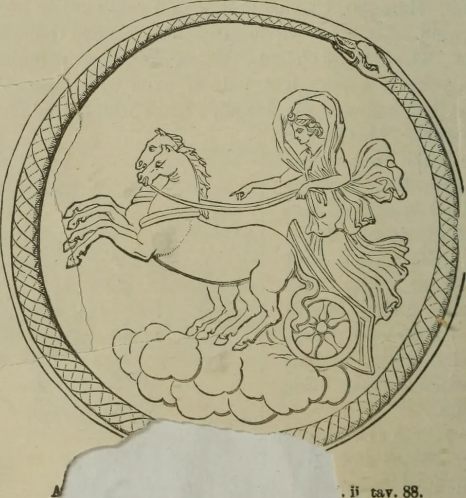 An illustration from A handbook of legendary and mythological art, 1890, leaf 444