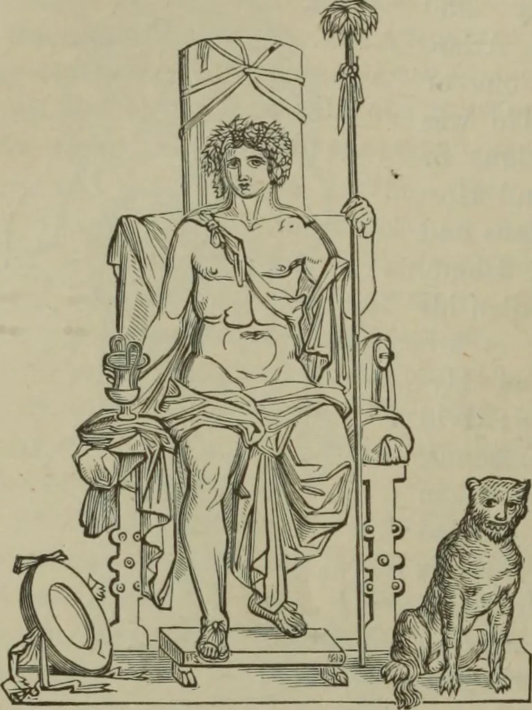 An illustration from A handbook of legendary and mythological art, 1890, leaf 448