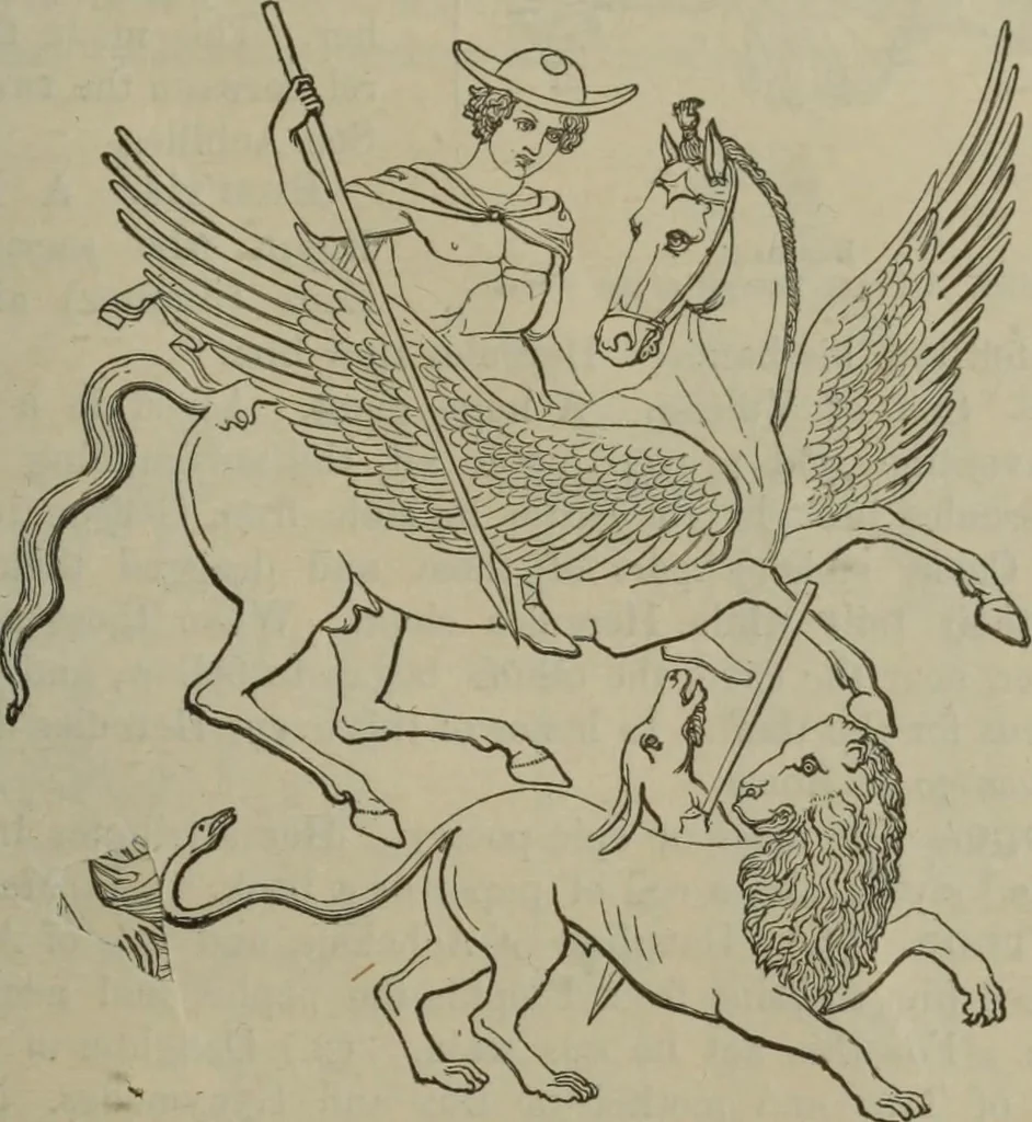 An illustration from A handbook of legendary and mythological art, 1890, leaf 449