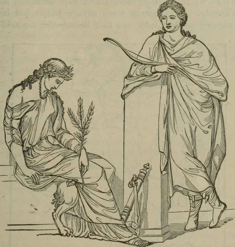An illustration from A handbook of legendary and mythological art, 1890, leaf 451