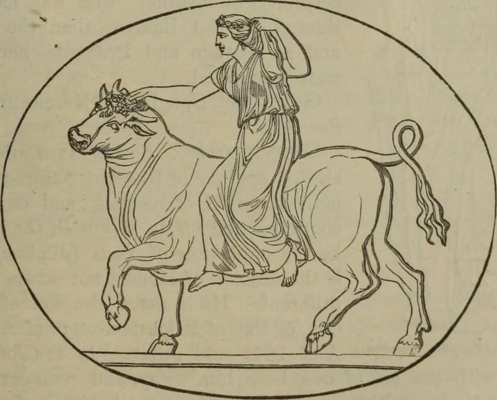 An illustration from A handbook of legendary and mythological art, 1890, leaf 461