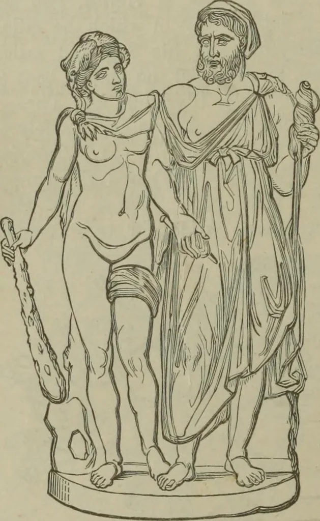 An illustration from A handbook of legendary and mythological art, 1890, leaf 472