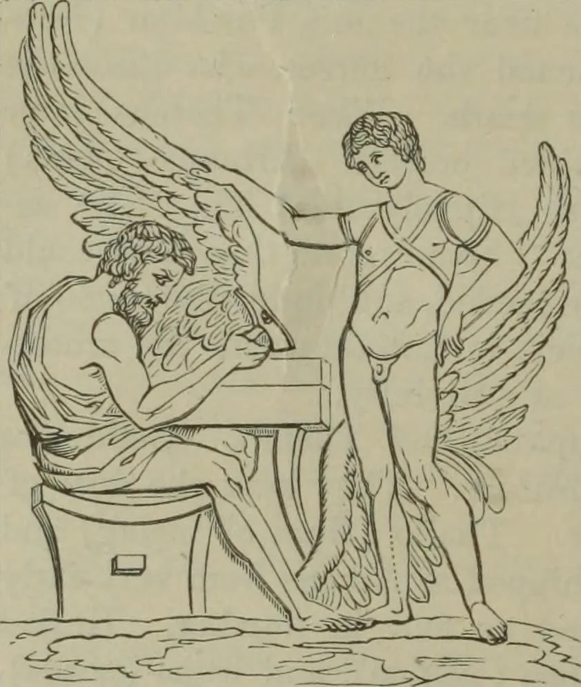 An illustration from A handbook of legendary and mythological art, 1890, leaf 476