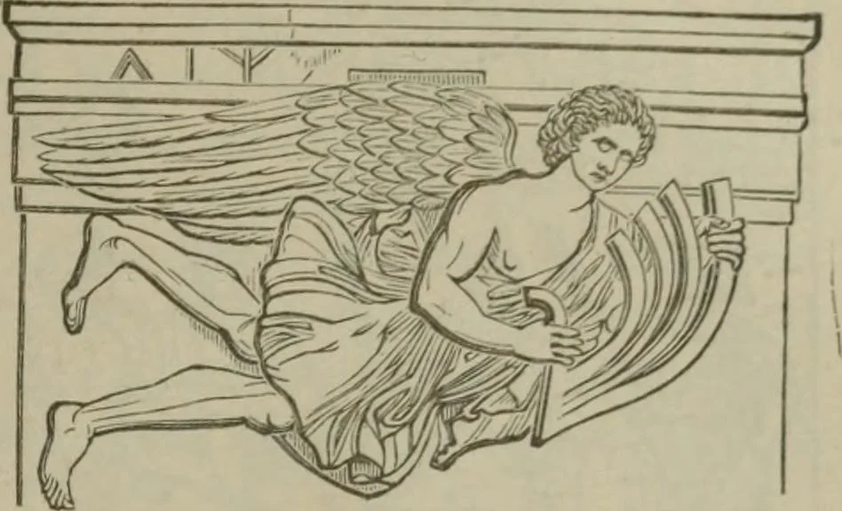 An illustration from A handbook of legendary and mythological art, 1890, leaf 481