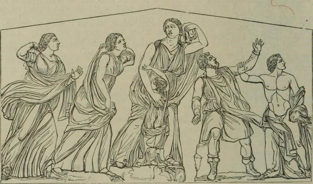An illustration from A handbook of legendary and mythological art, 1890, leaf 486