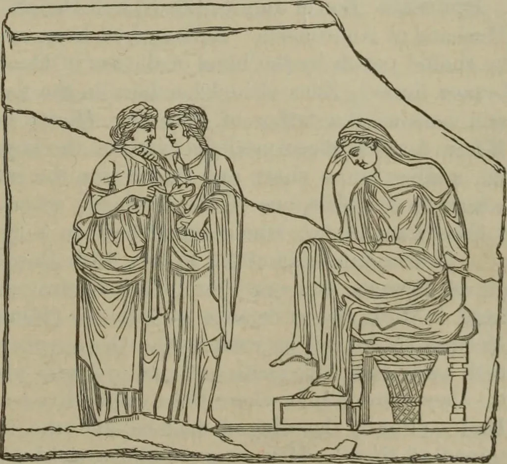 An illustration from A handbook of legendary and mythological art, 1890, leaf 493