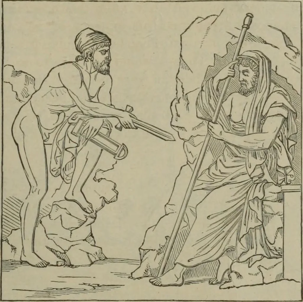 An illustration from A handbook of legendary and mythological art, 1890, leaf 507