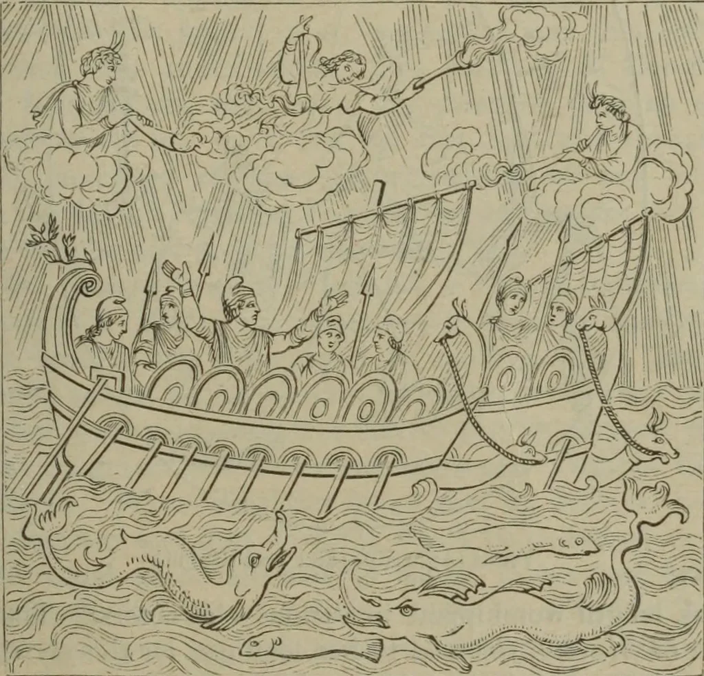 An illustration from A handbook of legendary and mythological art, 1890, leaf 509