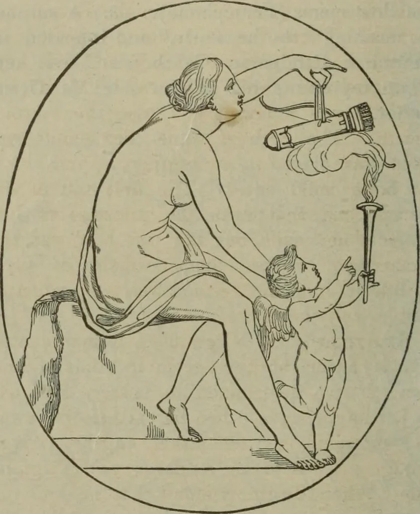 An illustration from A handbook of legendary and mythological art, 1890, leaf 510