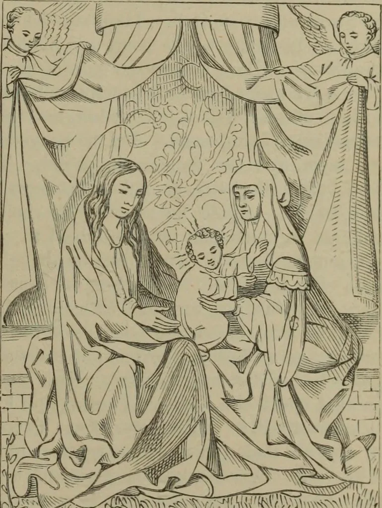 An illustration from A handbook of legendary and mythological art, 1890, leaf 61