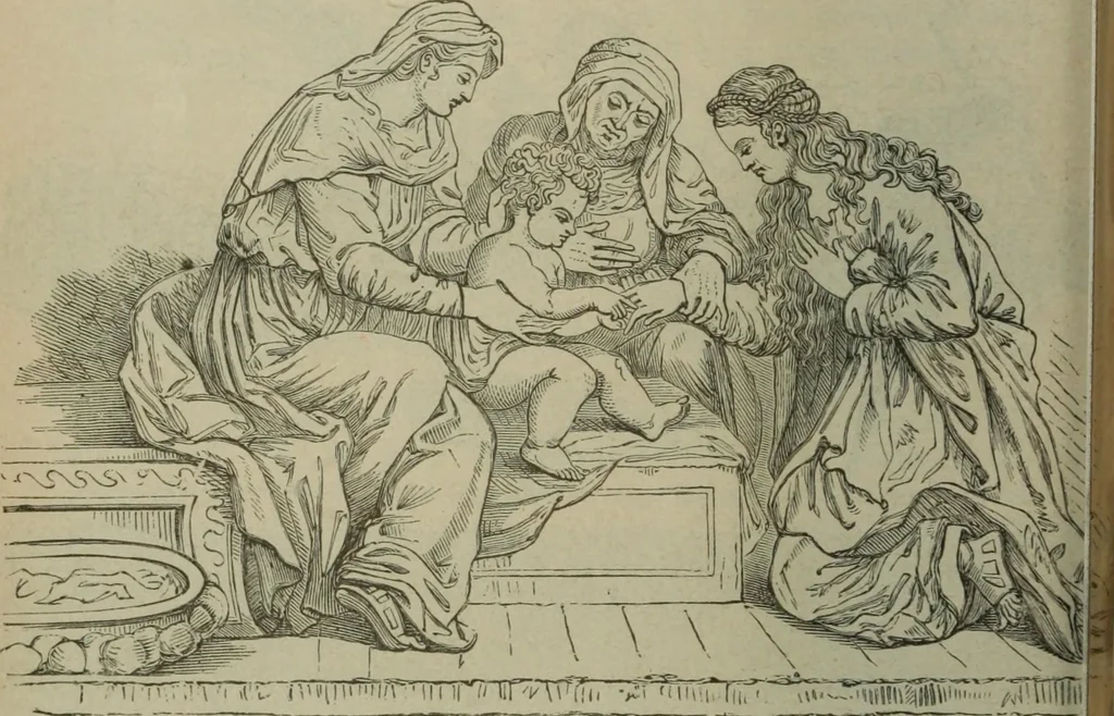 An illustration from A handbook of legendary and mythological art, 1890, leaf 84