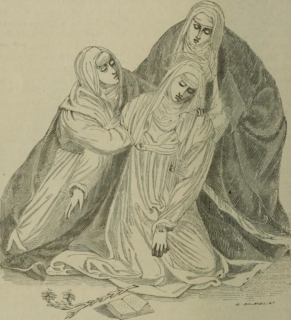 An illustration from A handbook of legendary and mythological art, 1890, leaf 86