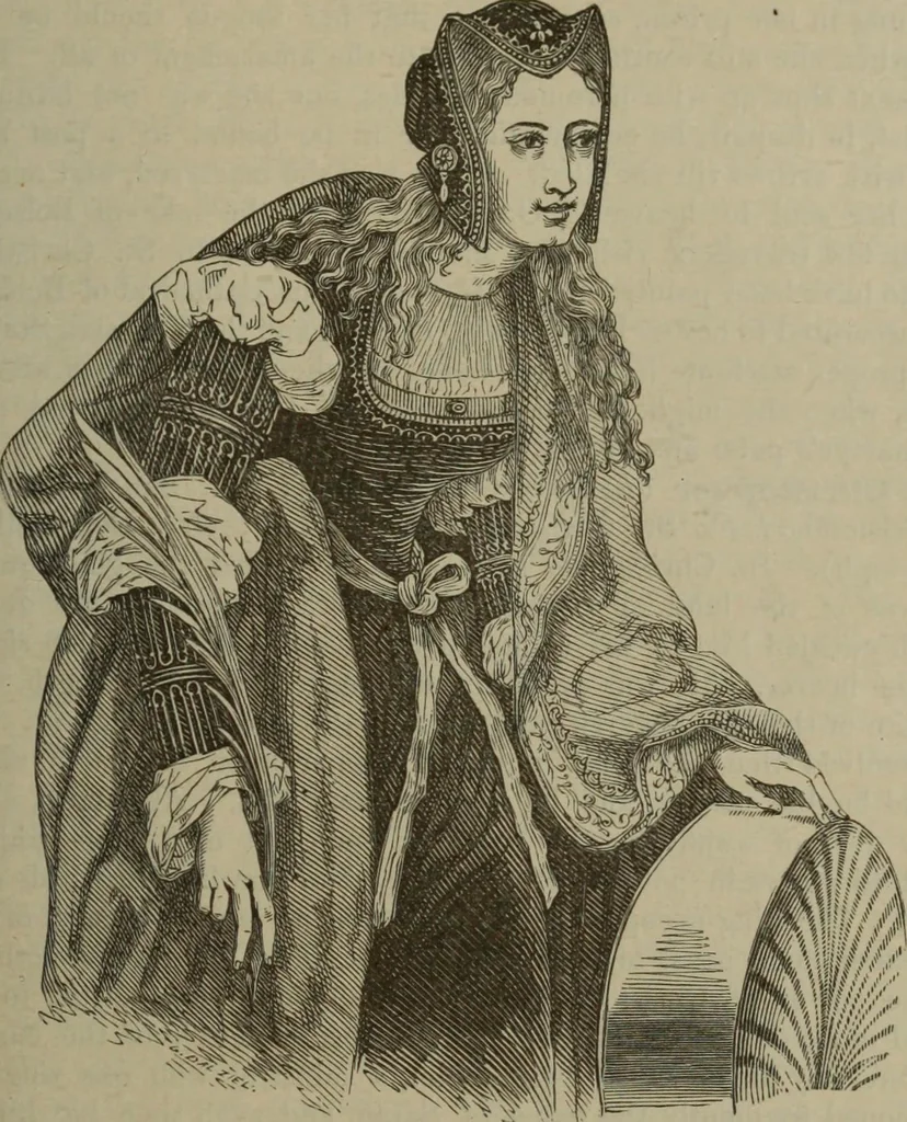 An illustration from A handbook of legendary and mythological art, 1890, leaf 91