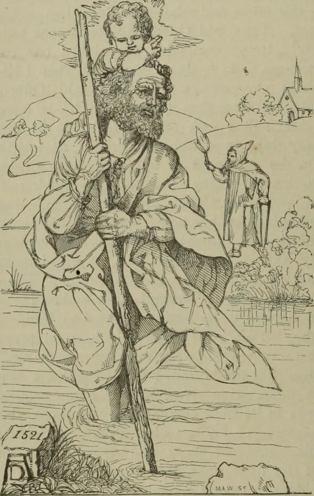 An illustration from A handbook of legendary and mythological art, 1890, leaf 94