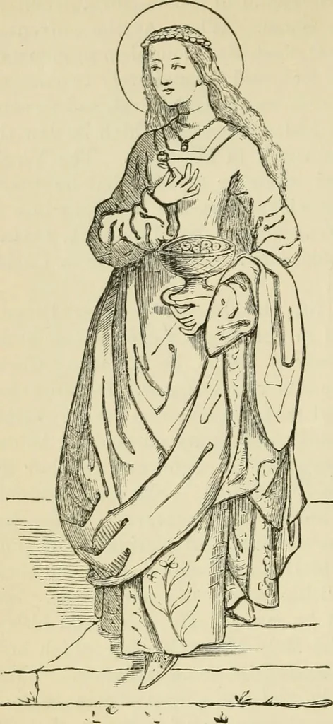 An illustration from A handbook of legendary and mythological art, 1872, leaf 108