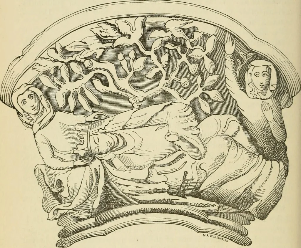An illustration from A handbook of legendary and mythological art, 1872, leaf 118