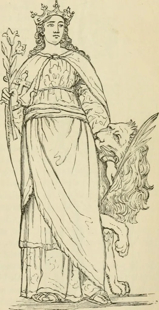 An illustration from A handbook of legendary and mythological art, 1872, leaf 119