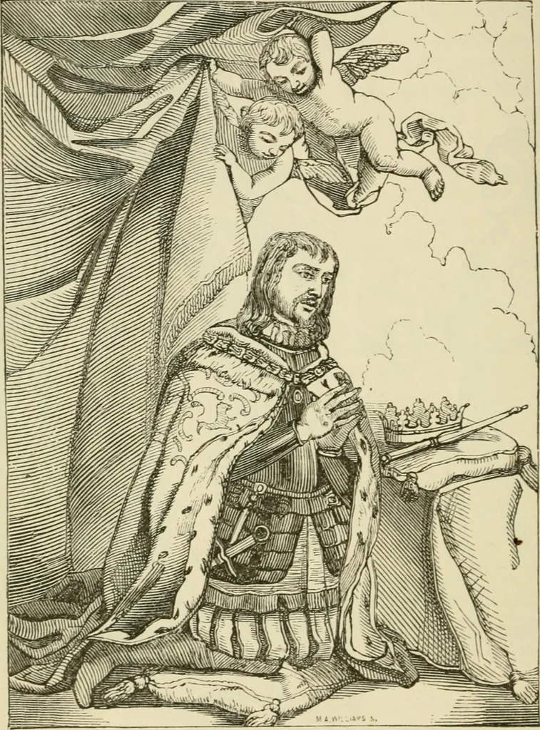 An illustration from A handbook of legendary and mythological art, 1872, leaf 124