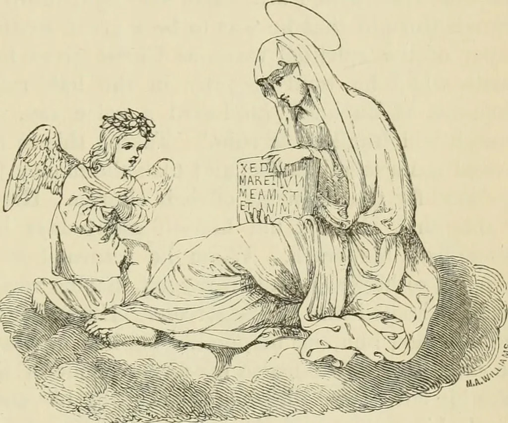 An illustration from A handbook of legendary and mythological art, 1872, leaf 127