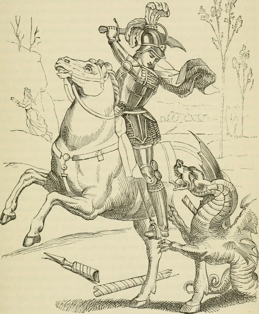 An illustration from A handbook of legendary and mythological art, 1872, leaf 139