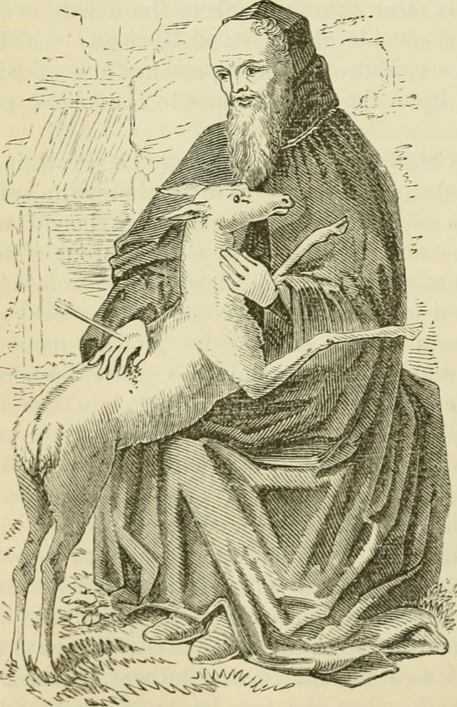 An illustration from A handbook of legendary and mythological art, 1872, leaf 142
