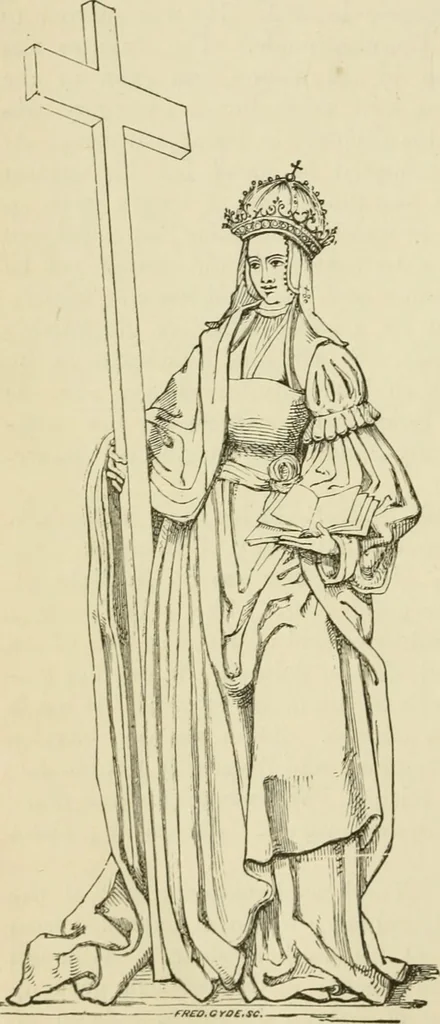 An illustration from A handbook of legendary and mythological art, 1872, leaf 148