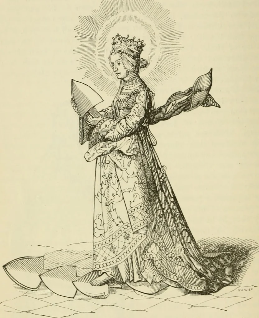 An illustration from A handbook of legendary and mythological art, 1872, leaf 152