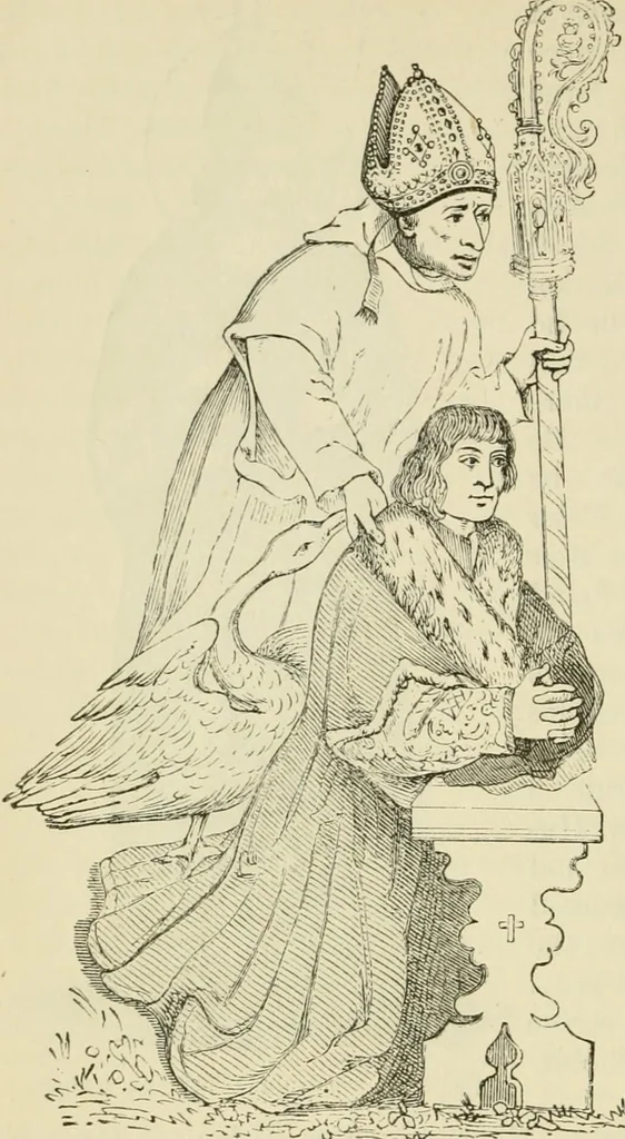 An illustration from A handbook of legendary and mythological art, 1872, leaf 156