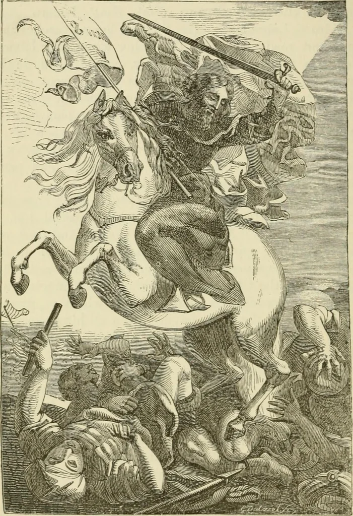 An illustration from A handbook of legendary and mythological art, 1872, leaf 162
