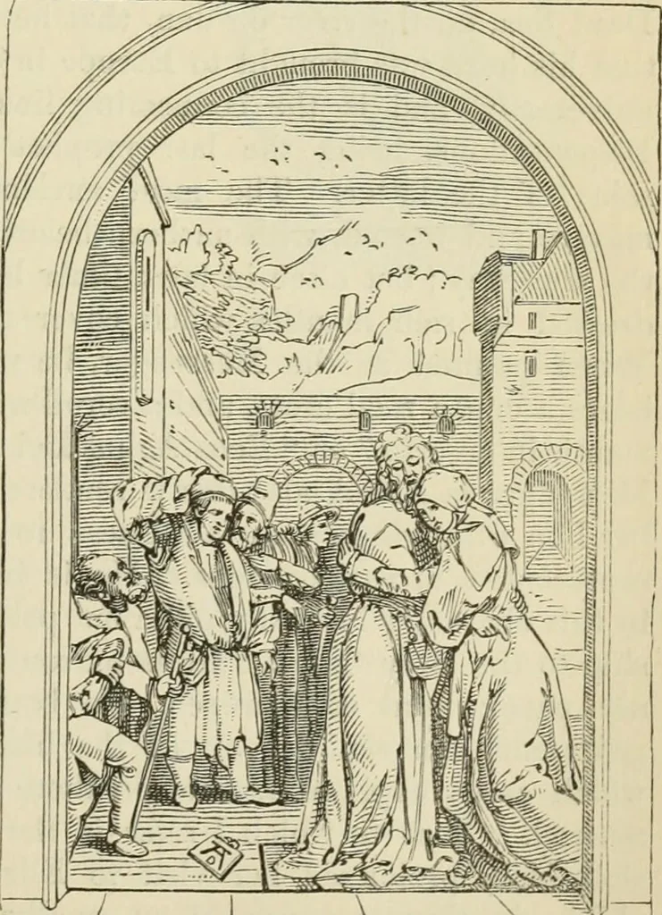 An illustration from A handbook of legendary and mythological art, 1872, leaf 169