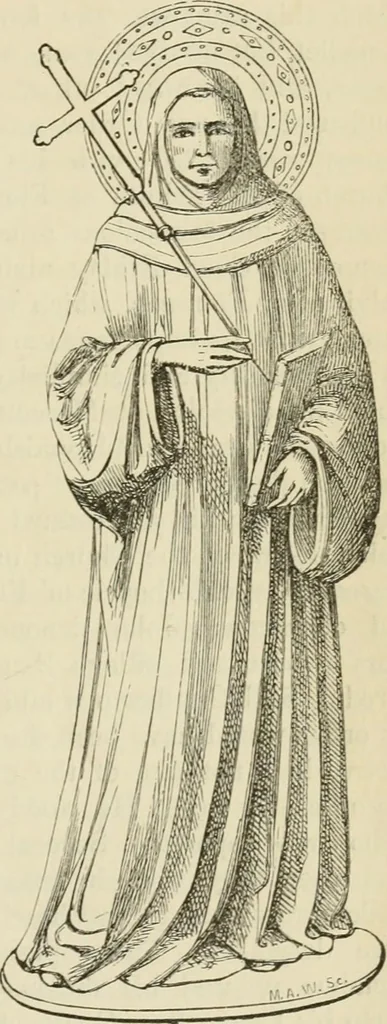 An illustration from A handbook of legendary and mythological art, 1872, leaf 177