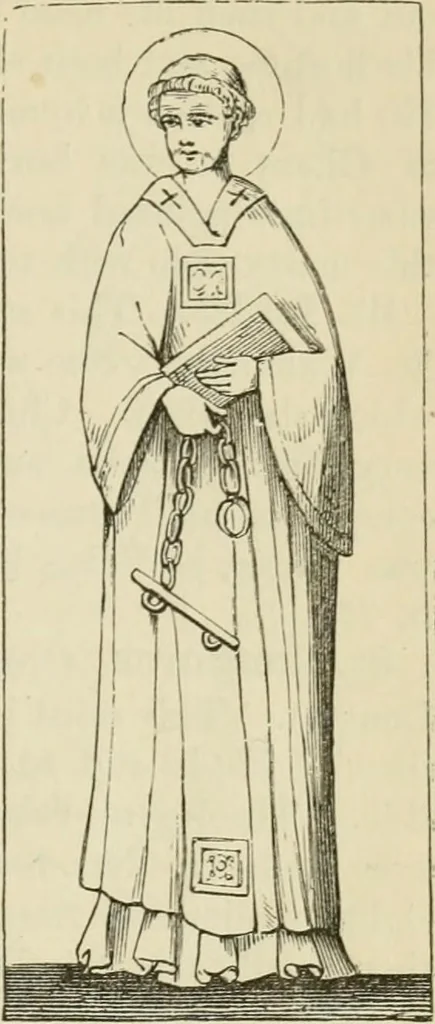 An illustration from A handbook of legendary and mythological art, 1872, leaf 195