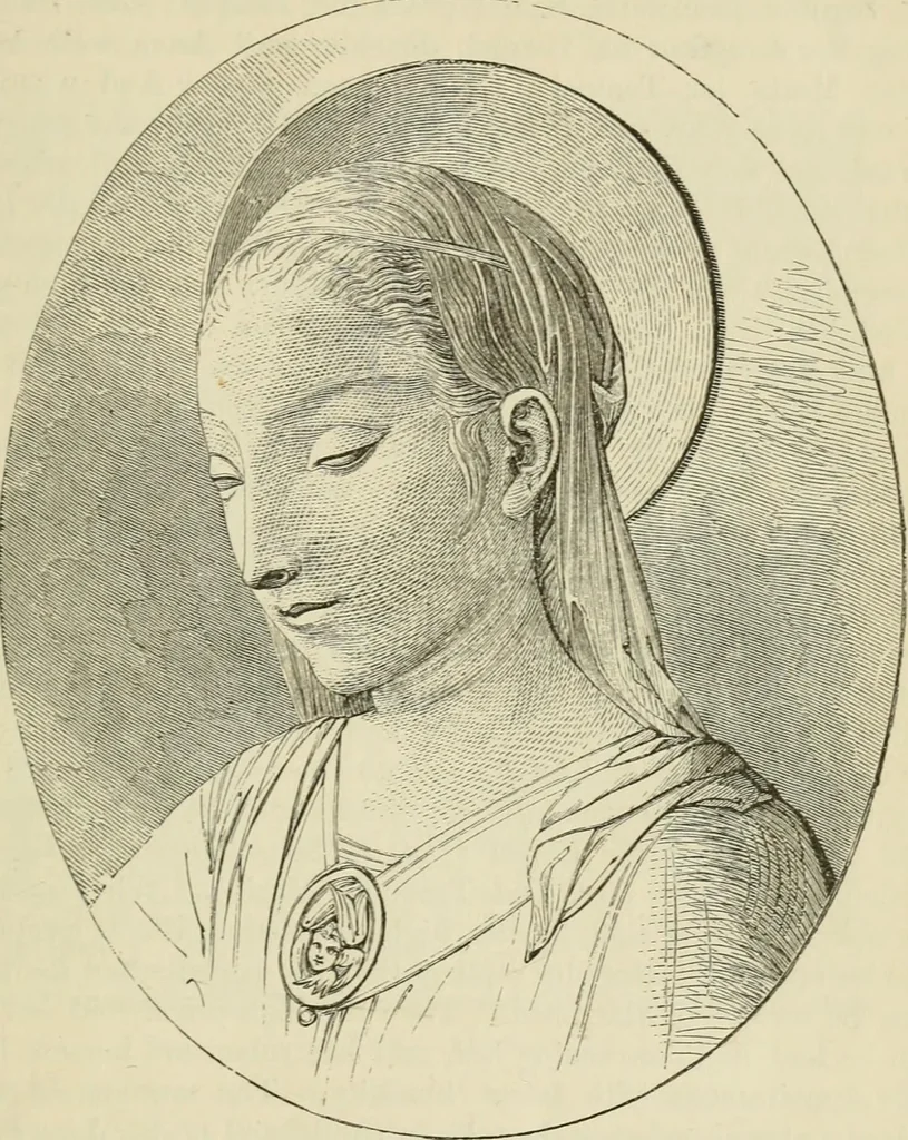 An illustration from A handbook of legendary and mythological art, 1872, leaf 203