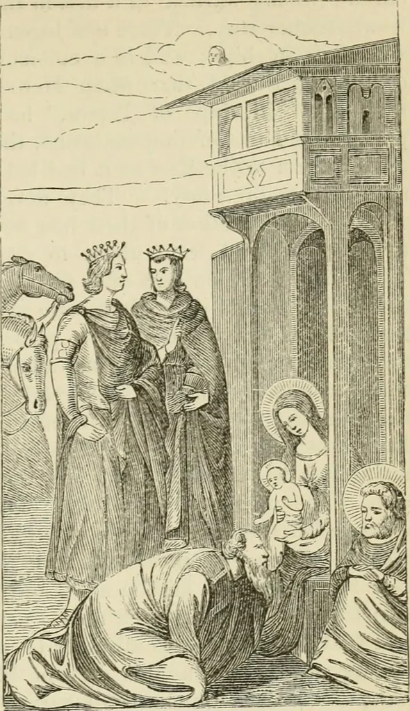 An illustration from A handbook of legendary and mythological art, 1872, leaf 209