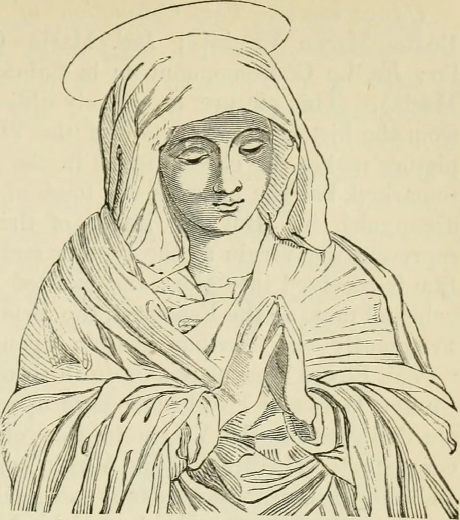 An illustration from A handbook of legendary and mythological art, 1872, leaf 221