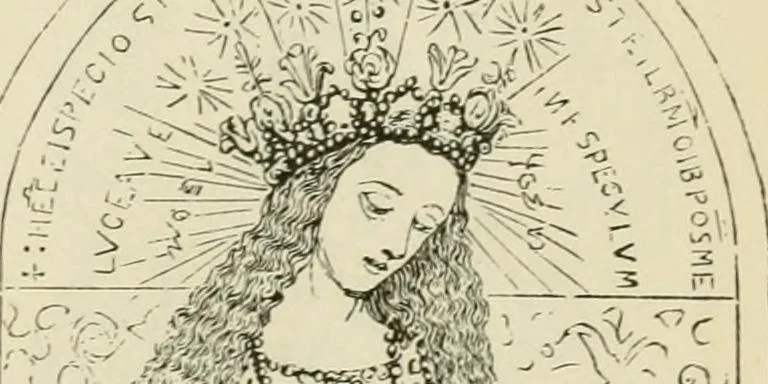 An illustration from A handbook of legendary and mythological art, 1872, leaf 221