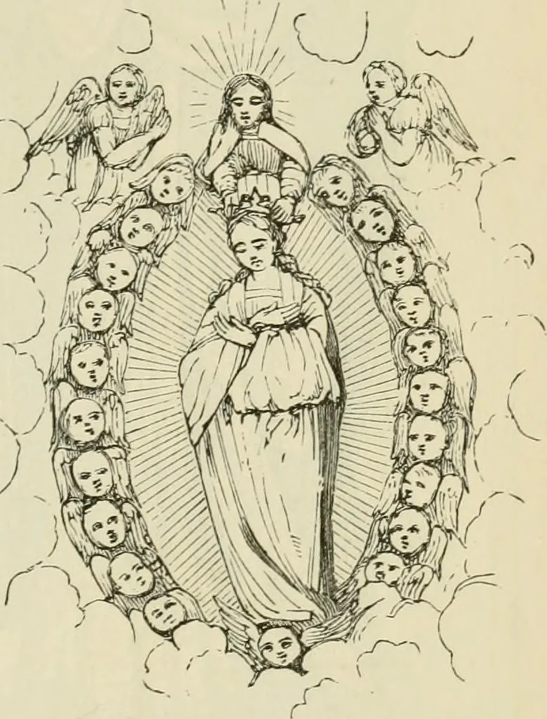 An illustration from A handbook of legendary and mythological art, 1872, leaf 223