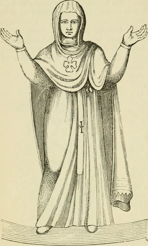 An illustration from A handbook of legendary and mythological art, 1872, leaf 224