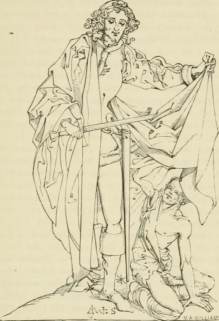 An illustration from A handbook of legendary and mythological art, 1872, leaf 235