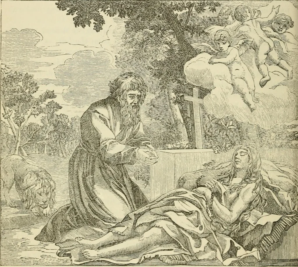 An illustration from A handbook of legendary and mythological art, 1872, leaf 238